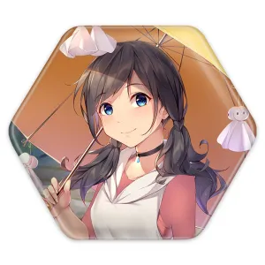 پیکسل شش ضلعی هینا انیمه تغییر آب و هوا با تو