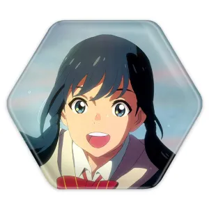 پیکسل شش ضلعی هینا انیمه تغییر آب و هوا با تو