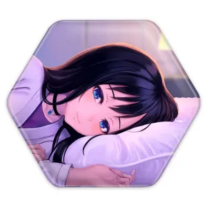 پیکسل شش ضلعی هینا انیمه تغییر آب و هوا با تو