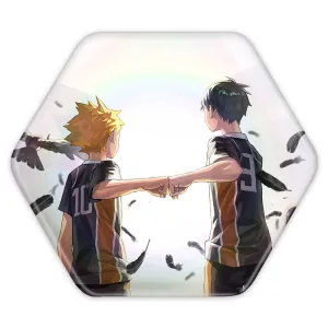 پیکسل شش ضلعی کاگیاما و هیناتا انیمه هایکیو Haikyu
