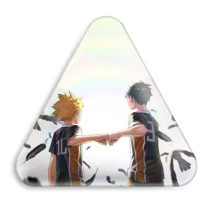 پیکسل مثلثی کاگیاما و هیناتا انیمه هایکیو Haikyu