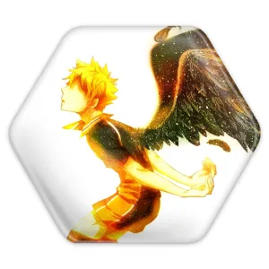 پیکسل شش ضلعی هیناتا شویو انیمه هایکیو Haikyu
