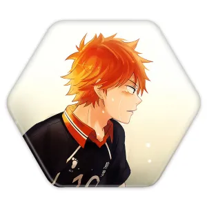 پیکسل شش ضلعی هیناتا شویو انیمه هایکیو Haikyu