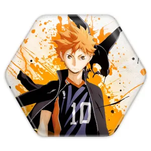 پیکسل شش ضلعی هیناتا شویو انیمه هایکیو Haikyu