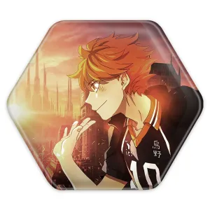 پیکسل شش ضلعی هیناتا شویو انیمه هایکیو Haikyu