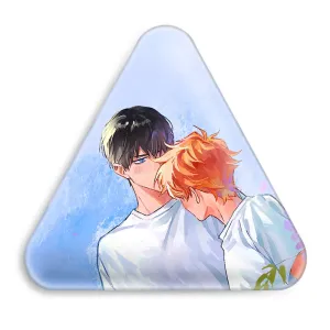 پیکسل مثلثی هیناتا و کاگیاما انیمه هایکیو Haikyu