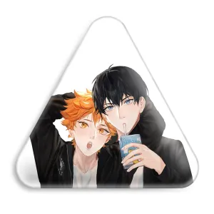 پیکسل مثلثی کاگیاما و هیناتا انیمه هایکیو Haikyu