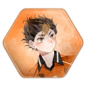 پیکسل شش ضلعی نیشینویا یو انیمه هایکیو Haikyu
