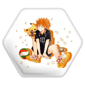 پیکسل شش ضلعی هیناتا شویو انیمه هایکیو Haikyu