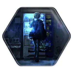 پیکسل شش ضلعی نازونا ناناکوسا انیمه کال آف نایت Call of the Night