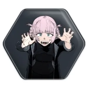 پیکسل شش ضلعی نازونا ناناکوسا انیمه کال آف نایت Call of the Night