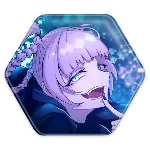 پیکسل شش ضلعی نازونا ناناکوسا انیمه کال آف نایت Call of the Night