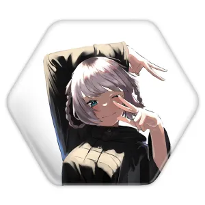 پیکسل شش ضلعی نازونا ناناکوسا انیمه کال آف نایت Call of the Night