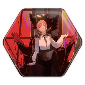 پیکسل شش ضلعی ماکیما انیمه مرد اره ای Chainsaw Man