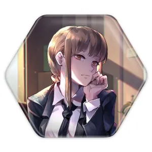 پیکسل شش ضلعی ماکیما انیمه مرد اره ای Chainsaw Man