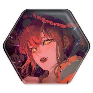 پیکسل شش ضلعی ماکیما انیمه مرد اره ای Chainsaw Man