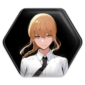 پیکسل شش ضلعی ماکیما انیمه مرد اره ای Chainsaw Man