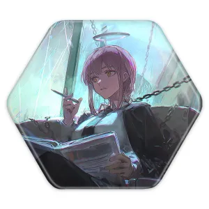 پیکسل شش ضلعی ماکیما انیمه مرد اره ای Chainsaw Man