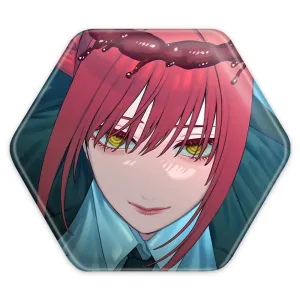 پیکسل شش ضلعی ماکیما انیمه مرد اره ای Chainsaw Man