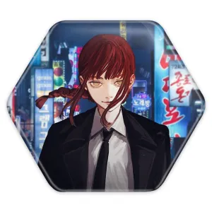 پیکسل شش ضلعی ماکیما انیمه مرد اره ای Chainsaw Man