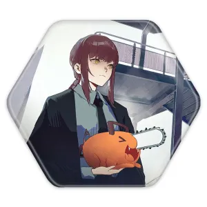 پیکسل شش ضلعی ماکیما انیمه مرد اره ای Chainsaw Man