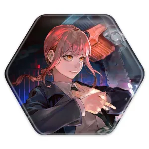 پیکسل شش ضلعی ماکیما انیمه مرد اره ای Chainsaw Man