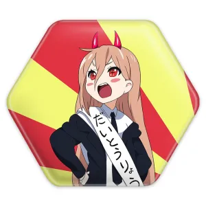 پیکسل شش ضلعی پاور انیمه مرد اره ای Chainsaw Man