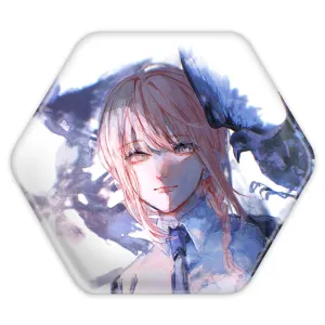 پیکسل شش ضلعی ماکیما انیمه مرد اره ای Chainsaw Man