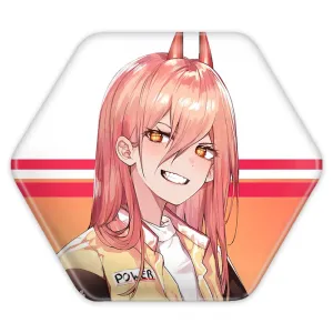 پیکسل شش ضلعی پاور انیمه مرد اره ای Chainsaw Man