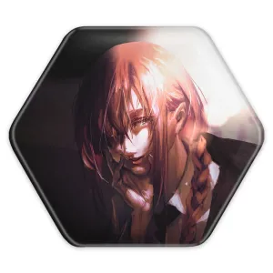 پیکسل شش ضلعی ماکیما انیمه مرد اره ای Chainsaw Man