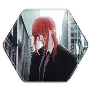 پیکسل شش ضلعی ماکیما انیمه مرد اره ای Chainsaw Man