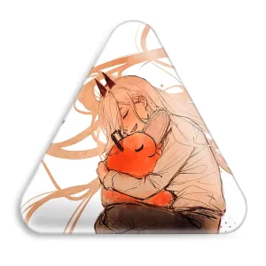 پیکسل مثلثی پاور انیمه مرد اره ای Chainsaw Man