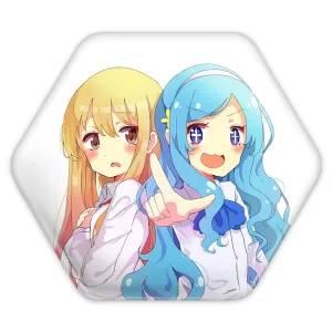 پیکسل شش ضلعی تاچیبانا و دوما اومارو انیمه توموداچی گیم Tomodachi Game