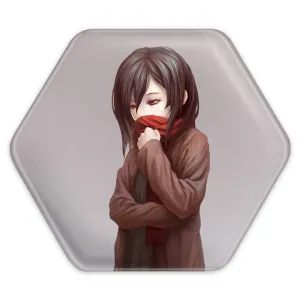 پیکسل شش ضلعی میکاسا اکرمن انیمه اتک آن تایتان Attack on Titan
