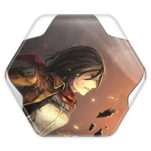 پیکسل شش ضلعی میکاسا اکرمن انیمه اتک آن تایتان Attack on Titan