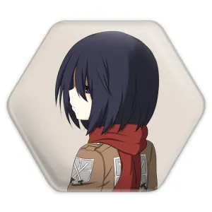 پیکسل شش ضلعی میکاسا اکرمن انیمه اتک آن تایتان Attack on Titan