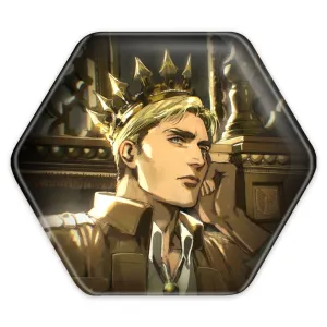 پیکسل شش ضلعی گریس انیمه اتک آن تایتان Attack on Titan