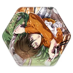 پیکسل شش ضلعی لیوای انیمه اتک آن تایتان Attack on Titan
