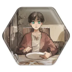 پیکسل شش ضلعی ارن یگر انیمه اتک آن تایتان Attack on Titan