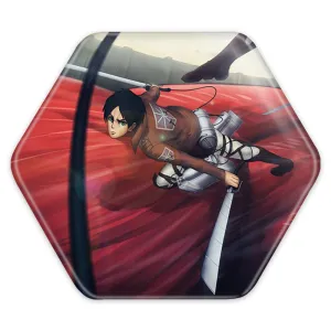 پیکسل شش ضلعی ارن یگر انیمه اتک آن تایتان Attack on Titan