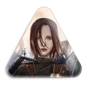 پیکسل مثلثی ساشا انیمه اتک آن تایتان Attack on Titan