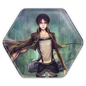 پیکسل شش ضلعی ارن یگر انیمه اتک آن تایتان Attack on Titan