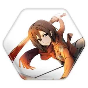 پیکسل شش ضلعی میکاسا اکرمن انیمه اتک آن تایتان Attack on Titan