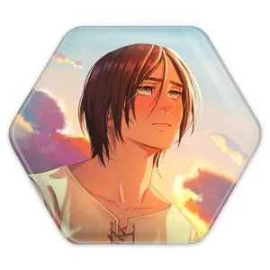 پیکسل شش ضلعی ارن یگر انیمه اتک آن تایتان Attack on Titan