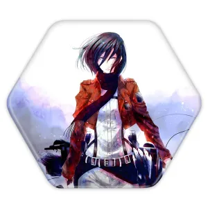 پیکسل شش ضلعی میکاسا اکرمن انیمه اتک آن تایتان Attack on Titan