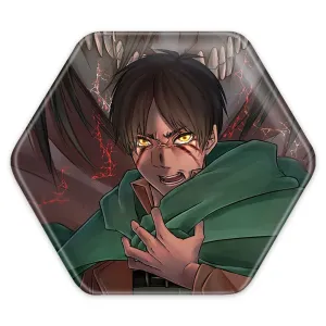 پیکسل شش ضلعی ارن یگر انیمه اتک آن تایتان Attack on Titan