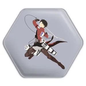پیکسل شش ضلعی لیوای انیمه اتک آن تایتان Attack on Titan
