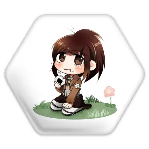 پیکسل شش ضلعی ساشا انیمه اتک آن تایتان Attack on Titan