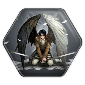 پیکسل شش ضلعی لیوای انیمه اتک آن تایتان Attack on Titan