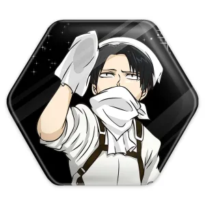 پیکسل شش ضلعی لیوای انیمه اتک آن تایتان Attack on Titan